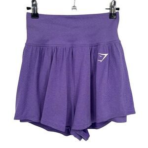 Gymshark Viatal Seamless 2-in-1 Shorts Regular Fit Bright Purple‎ Marl